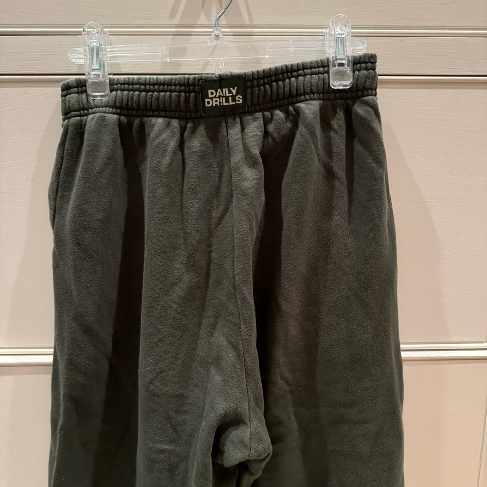 Daily Drills Dark Green Sweatpants